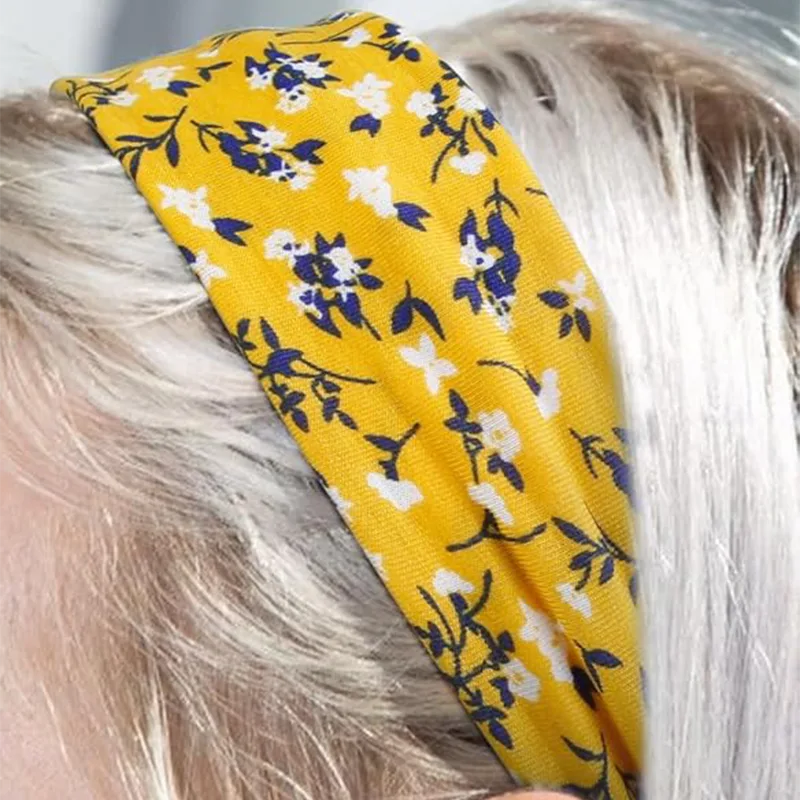 Daily Outfits Flower Printed Polyester Headbands