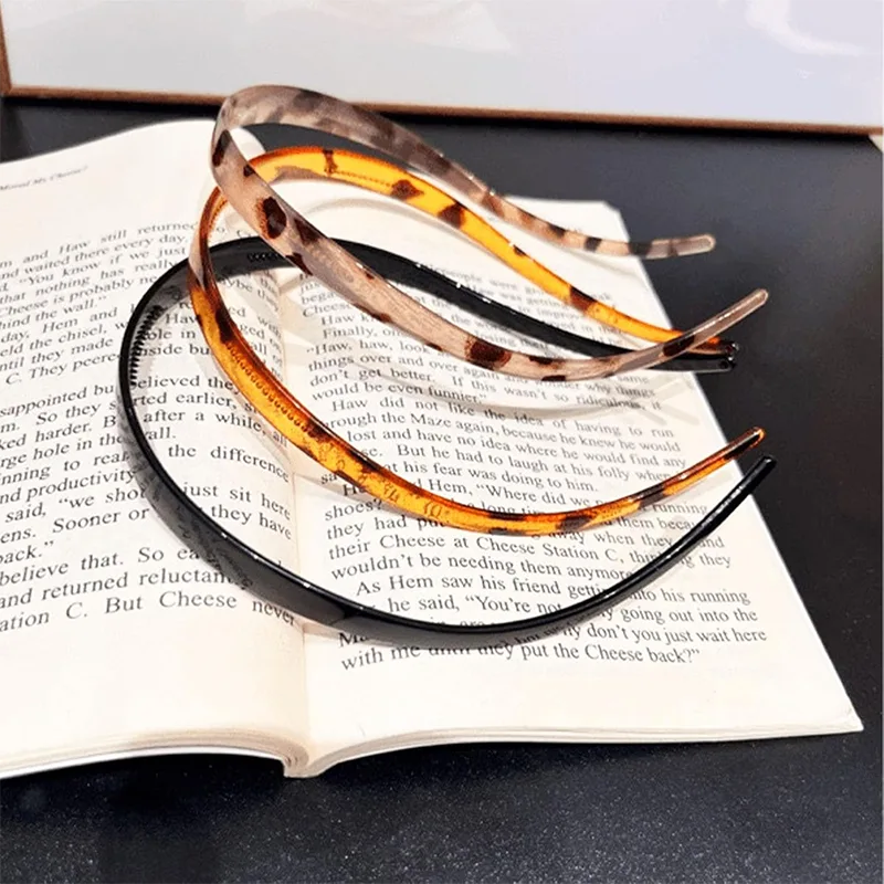 Flexible Eyeglasses Leg Design Women Plastic Headbands