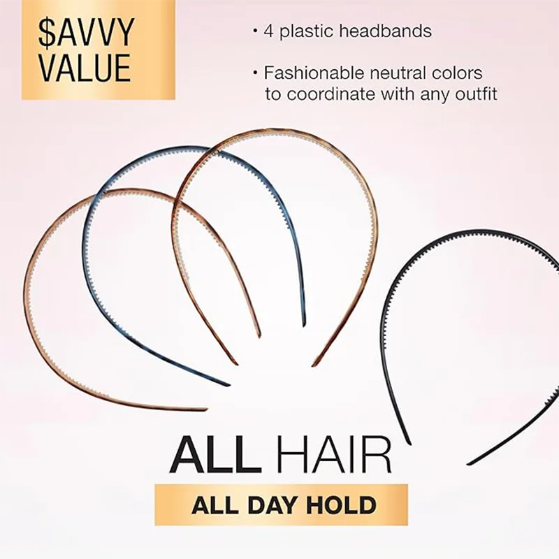 Stylish Comfort Twist Print Plastic Headbands