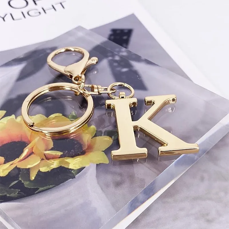 Alphabet Key Ring For Purse