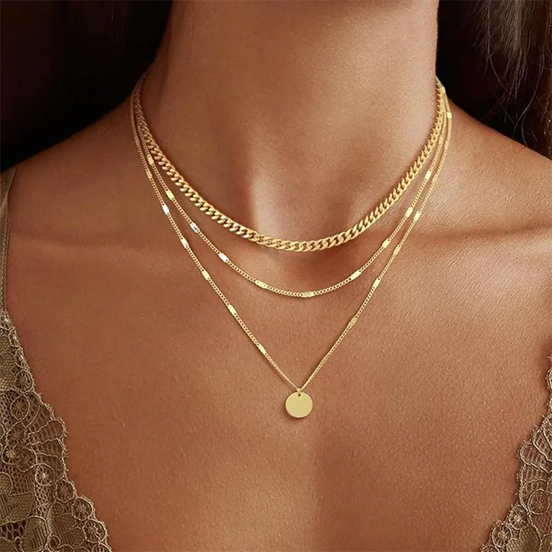 Women Gold Plated Women Fashion Necklace