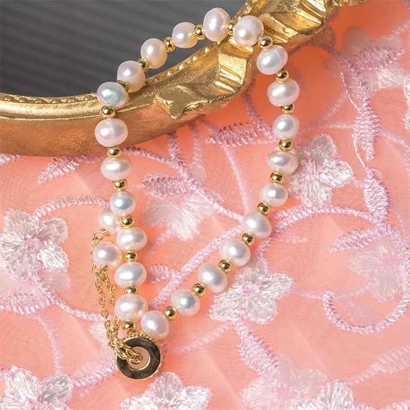 Women Pearl Alloy Bracelets Women Pearl Alloy Bracelets