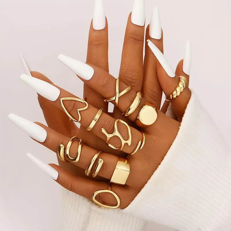 Women Real Gold Plated Fashion Ring Women Real Gold Plated Fashion Ring